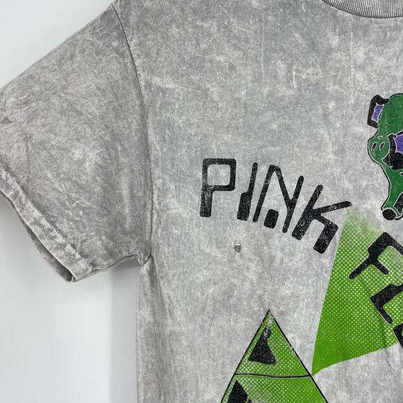 Officially Licensed Pink Floyd Animals Tour '77 T-Shirt Gray Acid Wash Medium - Picture 5 of 6